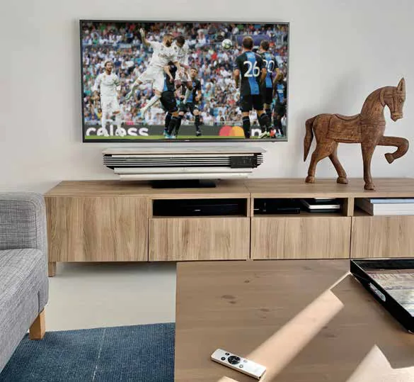 Biow en salón con TV